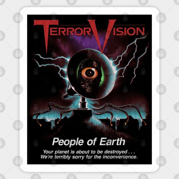 Terrorvision, Sci Fi, Horror Classic Sticker by StayTruePonyboy